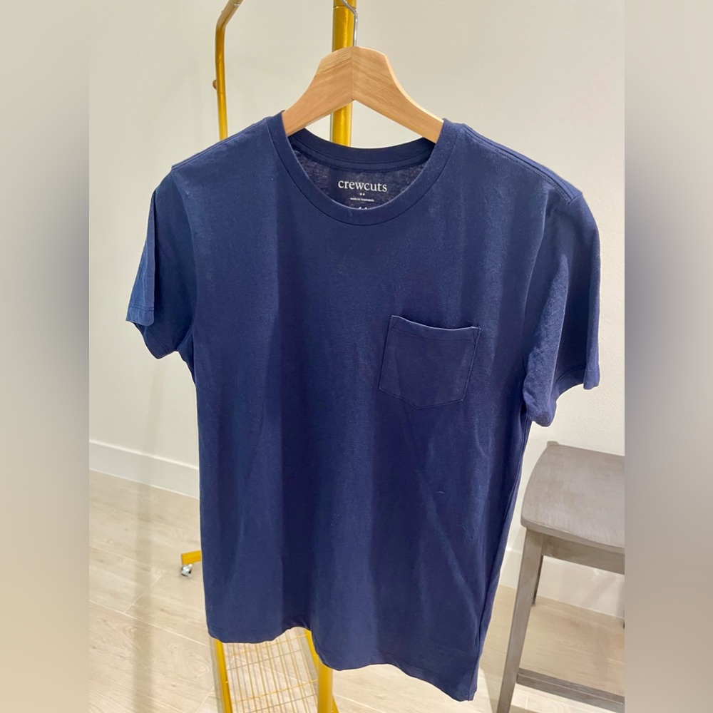 Crew cuts Navy t-shirt, size 14, never worn.